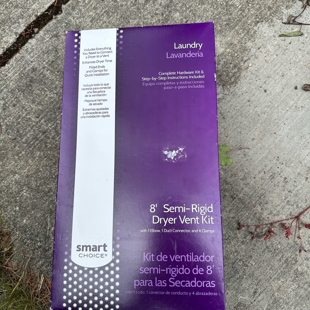 Smart Choice 8' Semi-Rigid Dryer Vent Kit